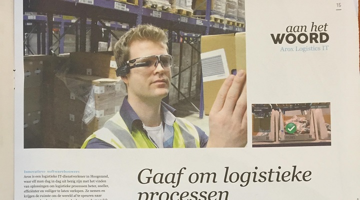 Arox Logistics IT wederom in Dagblad van het Noorden